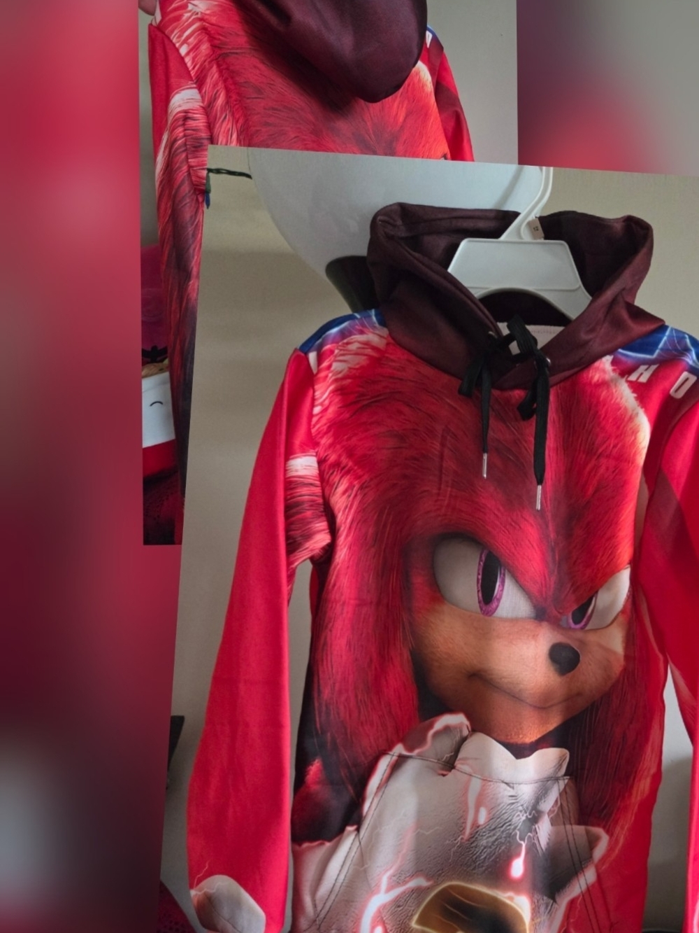 Hoodie Sonic for Kids with Brown Hood